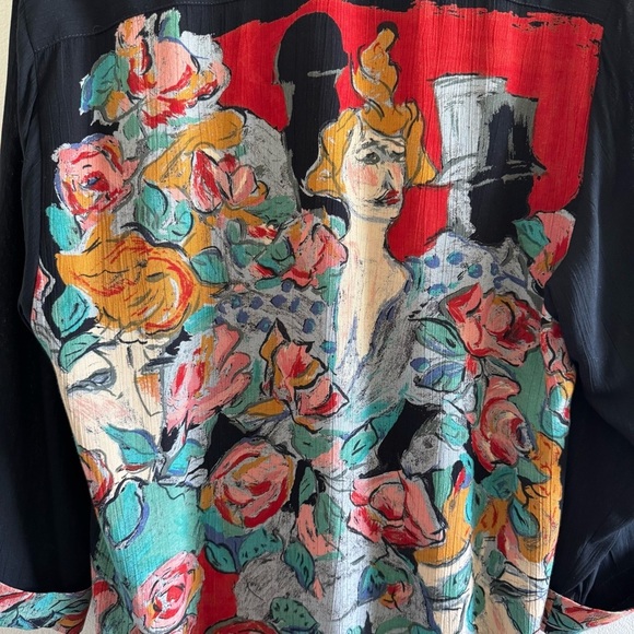 Vintage Carole Little Moulin Rouge French Jacket size 4 - Picture 11 of 13